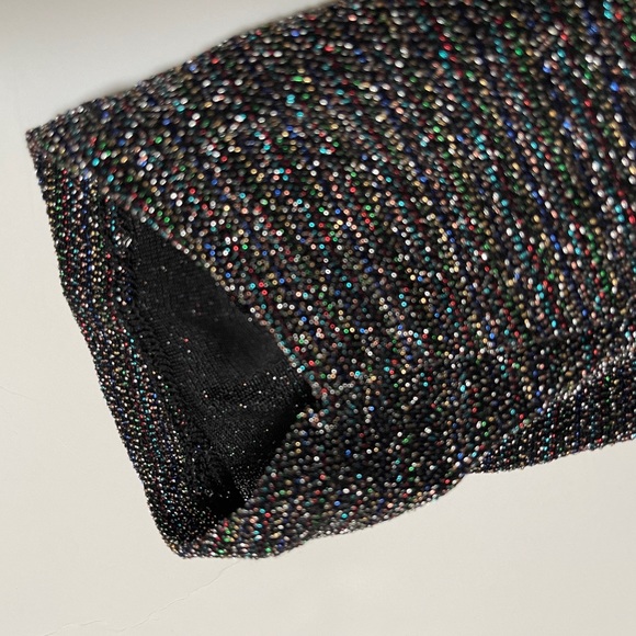 💎Fashion nova Multicolor metallic crisscross top - Picture 8 of 10